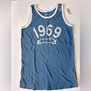 Boys size XL 12 GAP kids comfy oversized tank top athletic look NWT